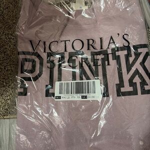 Victoria’s Secret pink off shoulder sweatshirt